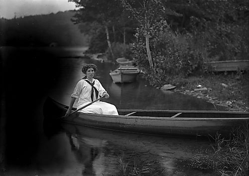 Woman in a Canoe