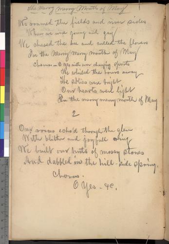 "The Merry, Merry Month of May"