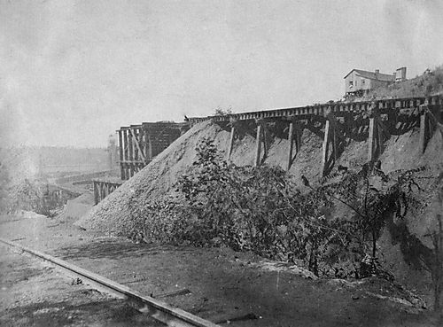 Coal Bin Under Construction