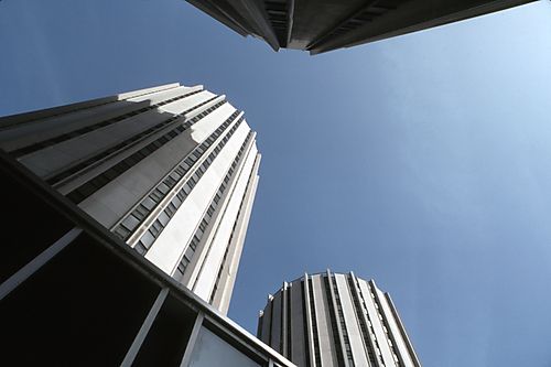Underneath View of Litchfield Towers