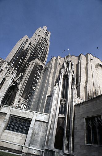 Cathedral of Learning and Stephen Foster Memorial