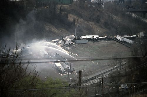 34 Car Derailment of ConRail Trains
