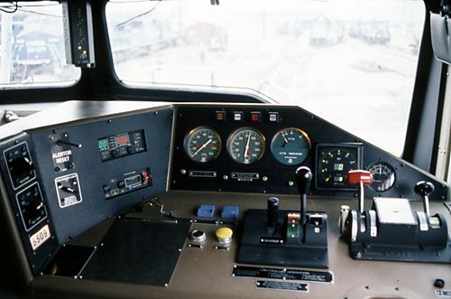 ConRail Locomotive Engineer's Compartment