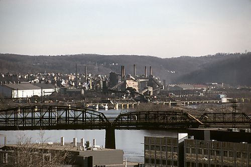 LTV Pittsburgh Works and Hot Metal Bridge