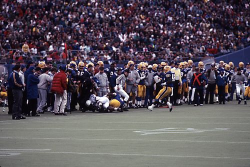 The Pitt Sideline against Penn State