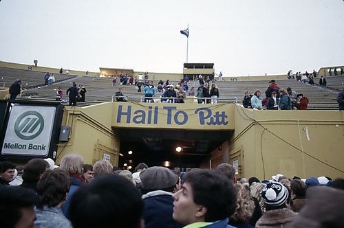 Student Section at Pitt Stadium