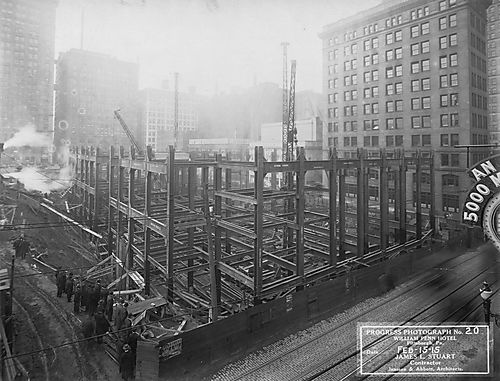 Steel Supports for the William Penn