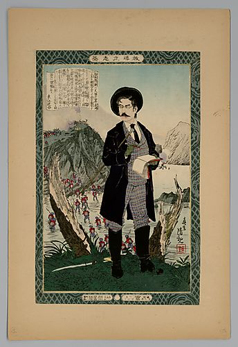 Portrait of Fukuchi Gen'ichiro, October 26, 1885