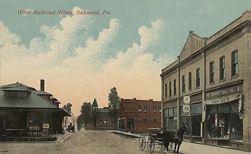 West Railroad Street with Buggy