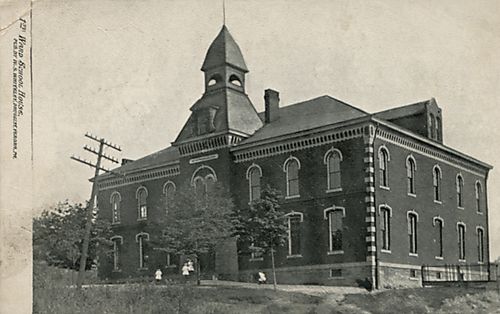 Verona First Ward School House Postcard