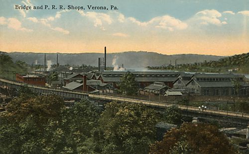 Bridge and P.R.R. Shops, Verona