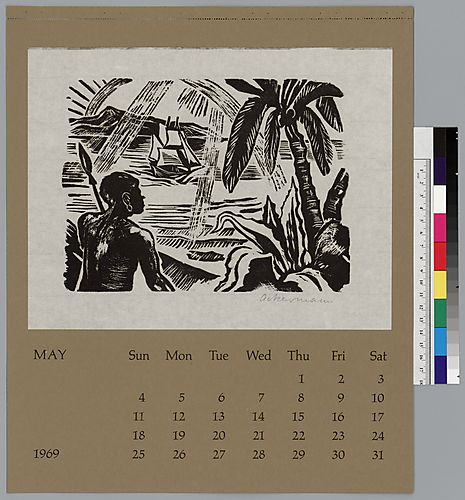 May Print, "Yah! Yah! Yah!" from Jack London's South Sea Tales
