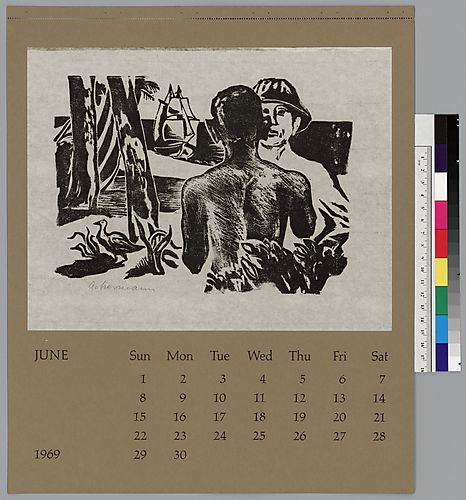 June Print, "The House of Mapuhi" from Jack London's South Sea Tales