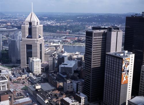 Aerial Farmers Bank Building