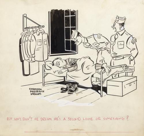 "But Why Don't He Dream He's A Second Looie Or Something?"