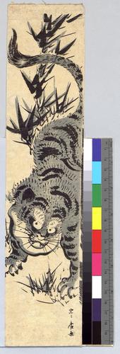 Lion and Tiger (right) (獅子と虎)