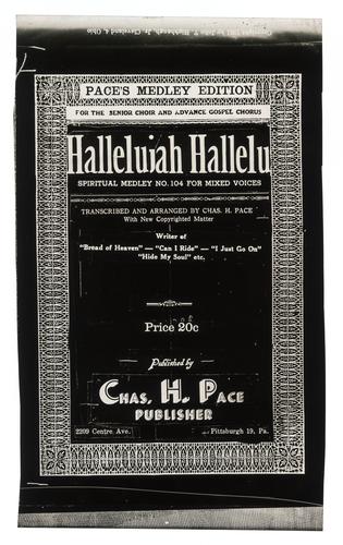 Hallelujah Hallelu (Pace's Spiritual Medley No. 104)