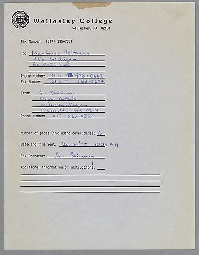 Bell, John - Obituary of, and Related Correspondence,