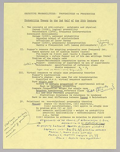 "Objective Probabilities,"