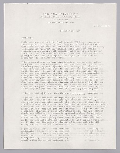 "Comments on Bas Van Fraaseen's 'Probability and Individuation,"