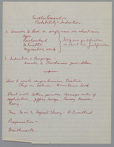 Misc. Notes and Jottings