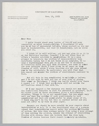 "Moral Responsibility in the Emotive Theory of Value,"
