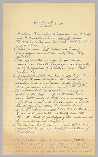 "Induction and Language,"