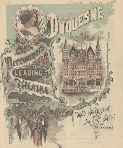 Theatre program - L'Enfant Prodigue