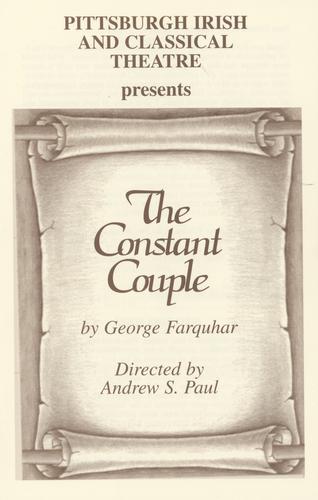 Theatre program - The Constant Couple