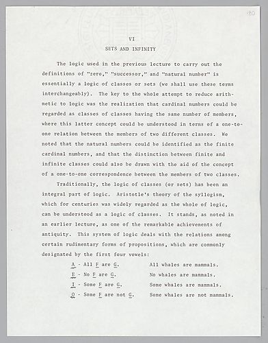 Popular Lectures: Draft,
