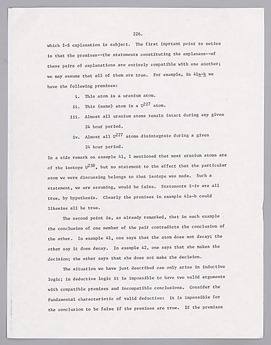 Philosophy of Science: Draft,