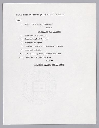 Popular Lectures: Draft,