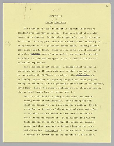 Philosophy of Science: Draft