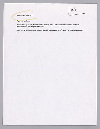 Italian Science and Letters: Draft,