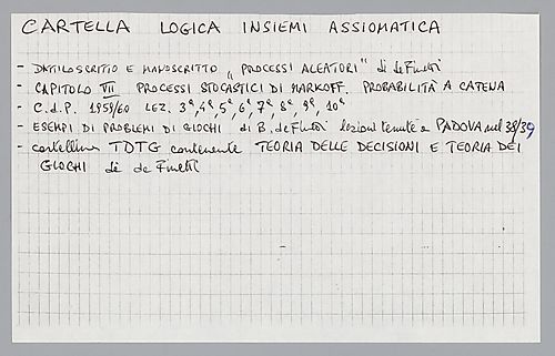"Logica insiemi assiomatica",
