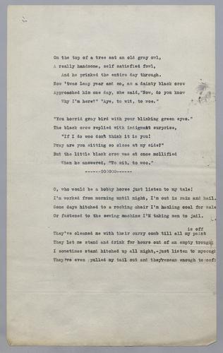 Poems and stories