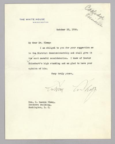 Coolidge, Calvin