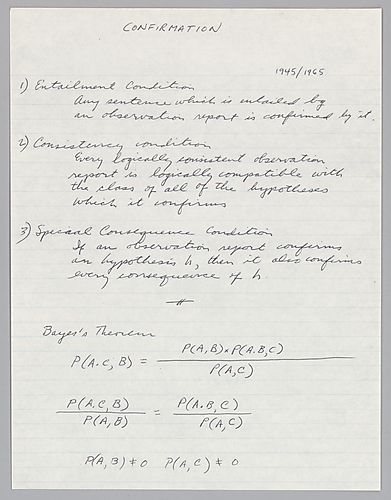 "Confirmation and Relevance": Boston Colloquium,
