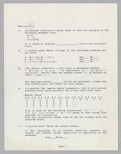 Introduction to Logic- PHIL 11,PHIL 11: 1968-1988