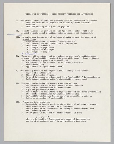 "Philosophy of Physics: Problems and Approaches,"