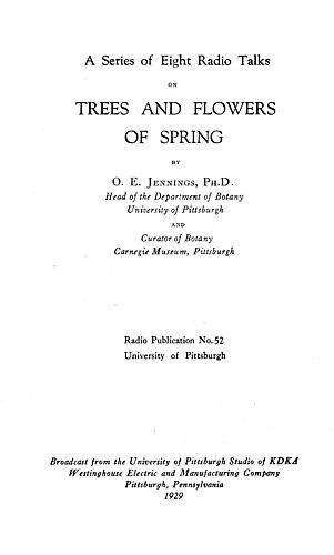 Trees and flowers of spring