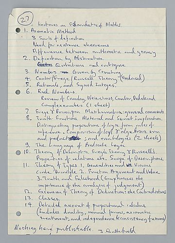 Lectures on Foundations of Mathematics