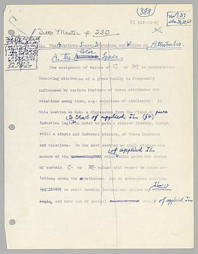 §14 “The Attribute Space; Distance and Widths of Attributes,”
