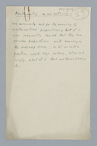 Miscellaneous Notes