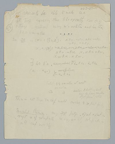 Miscellaneous notes