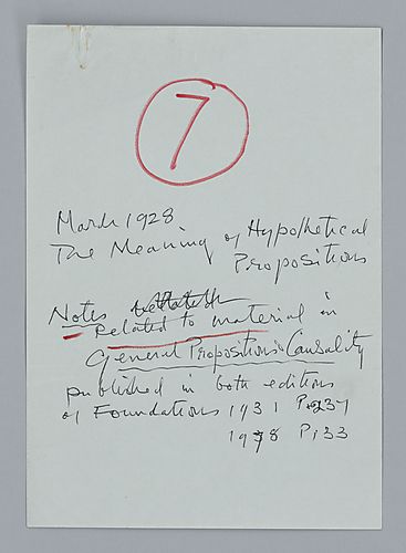 Meaning of Hypothetical Propositions