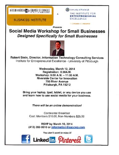 Social Media Workshop-Flyer