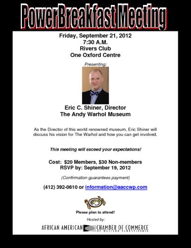 Eric C. Shiner The Andy Warhol Museum
