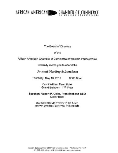 Robert P. Oeler of Dollar Bank