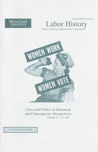 Wayne State University Twenty-First Annual North American Labor History Conference Program
